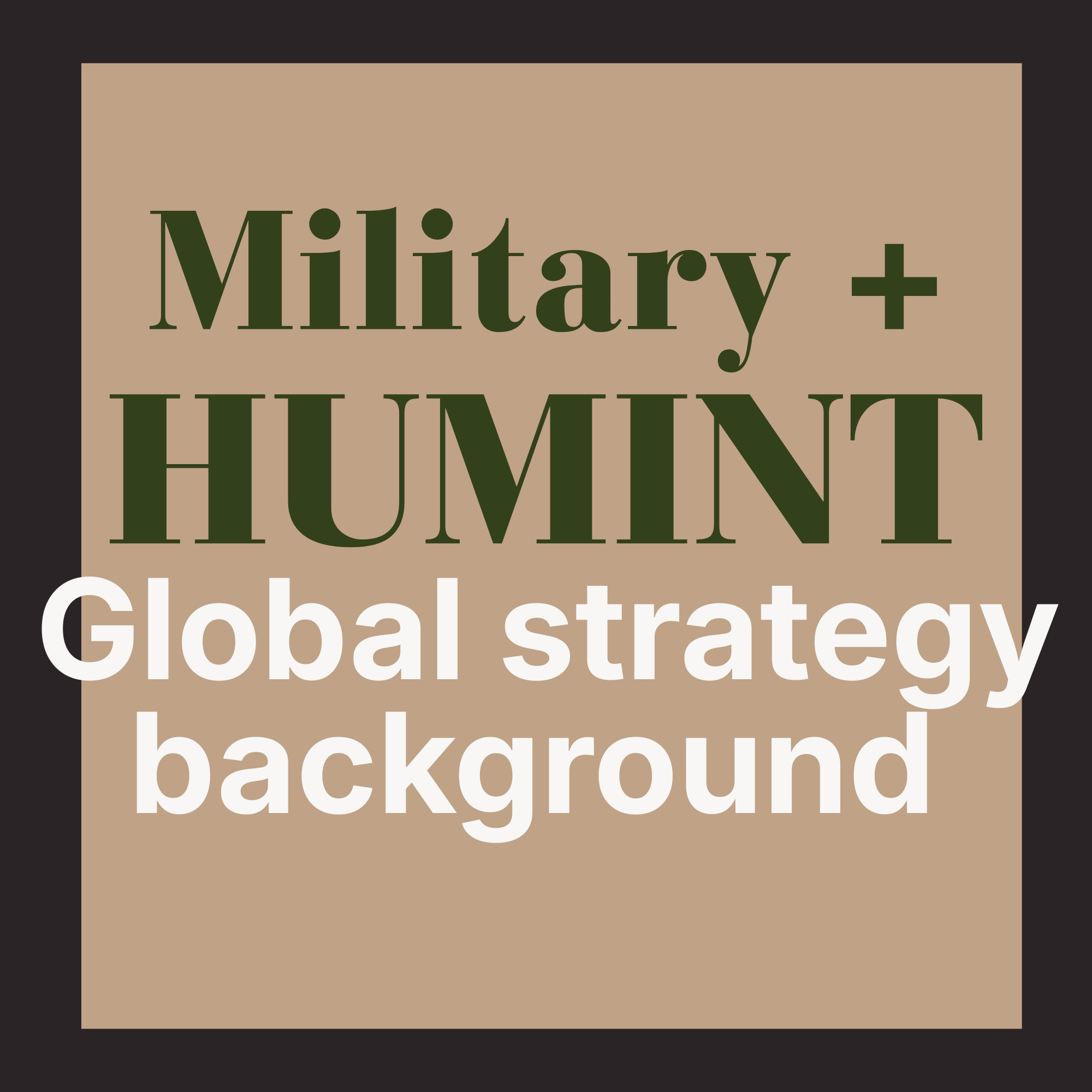 Social Proof-Military HUMINT